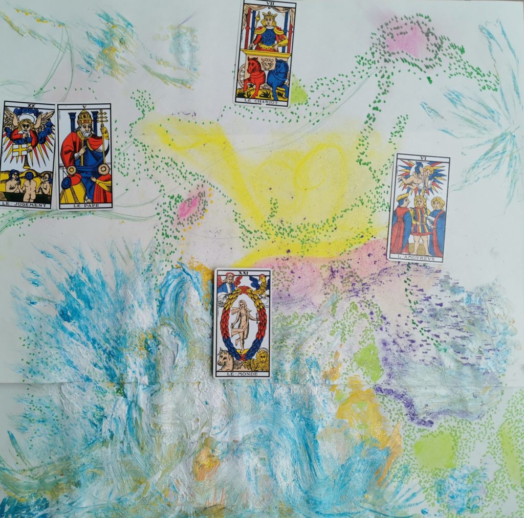 dessin énergétique et tarot